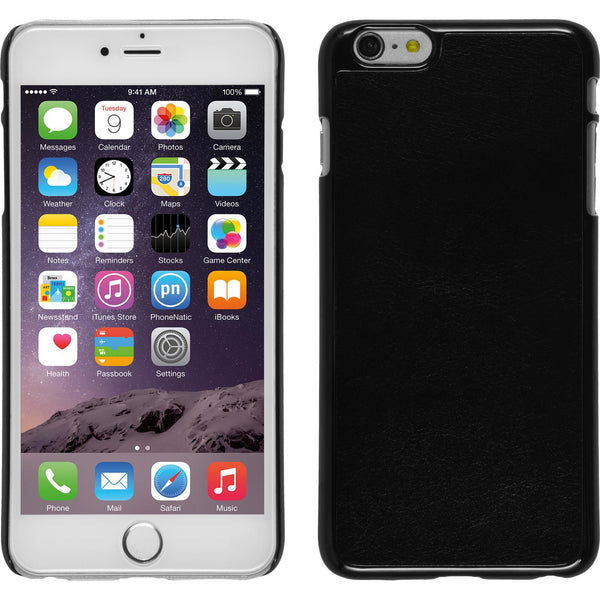 Hardcase für Apple iPhone 6 Plus / 6s Plus Lederoptik schwar