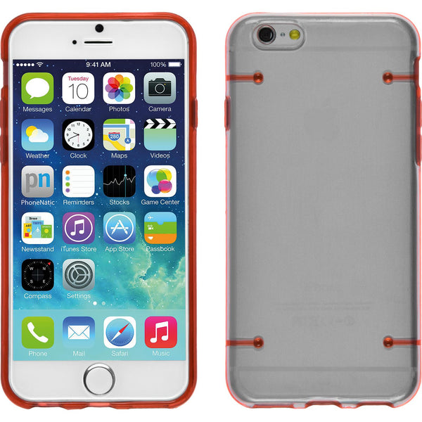 Hardcase für Apple iPhone 6s / 6 transparent rot
