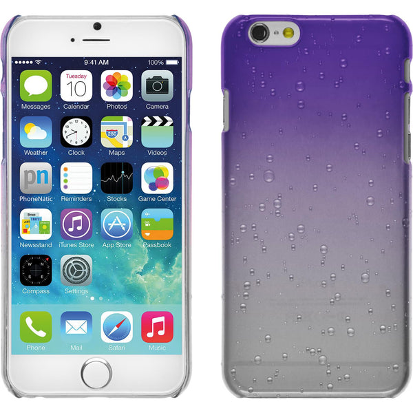 Hardcase für Apple iPhone 6s / 6 Waterdrops lila