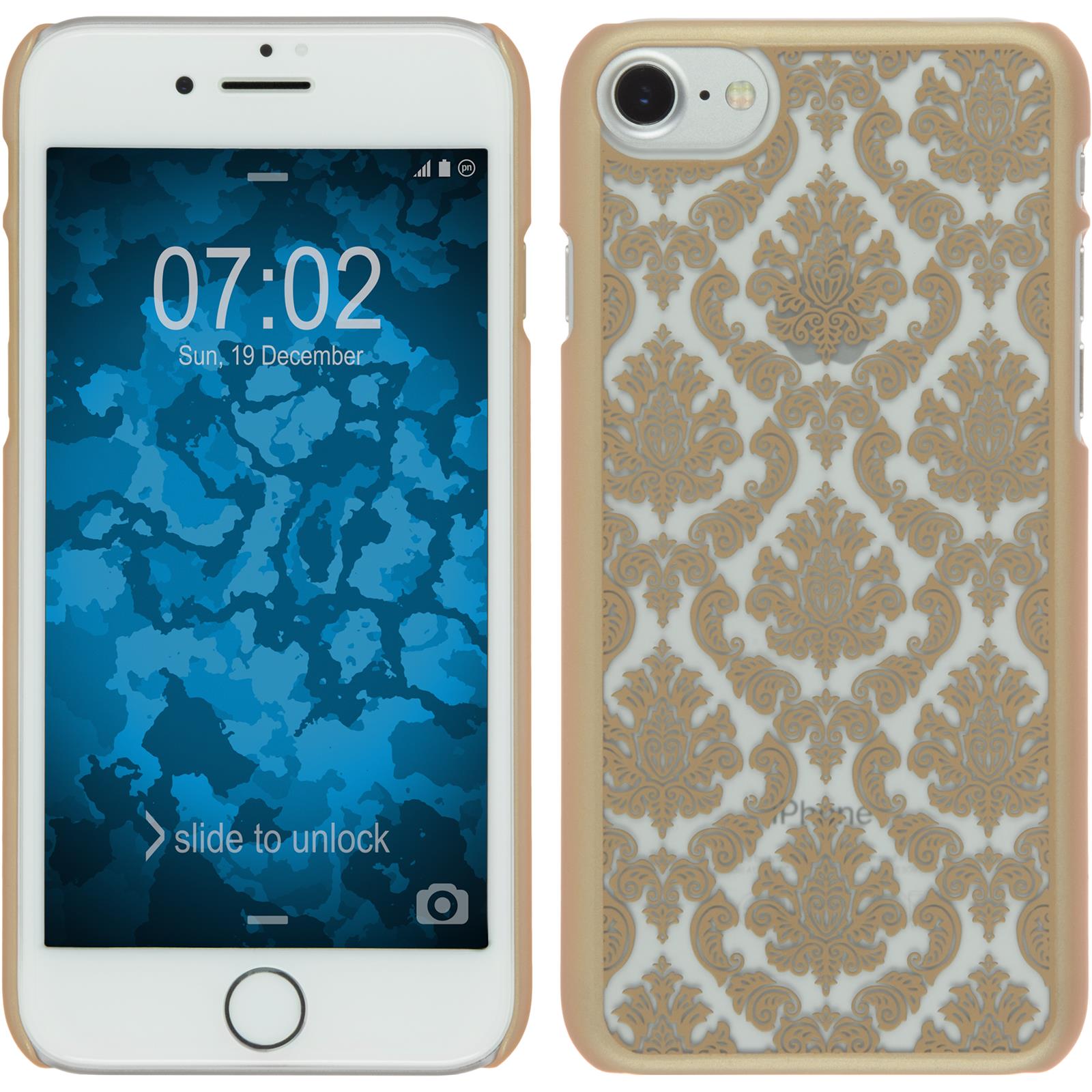 Hardcase für Apple iPhone 7 / 8 / SE 2020 Damask gold