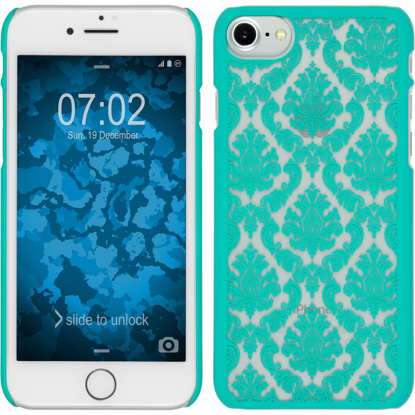 Hardcase für Apple iPhone 7 / 8 / SE 2020 Damask grün