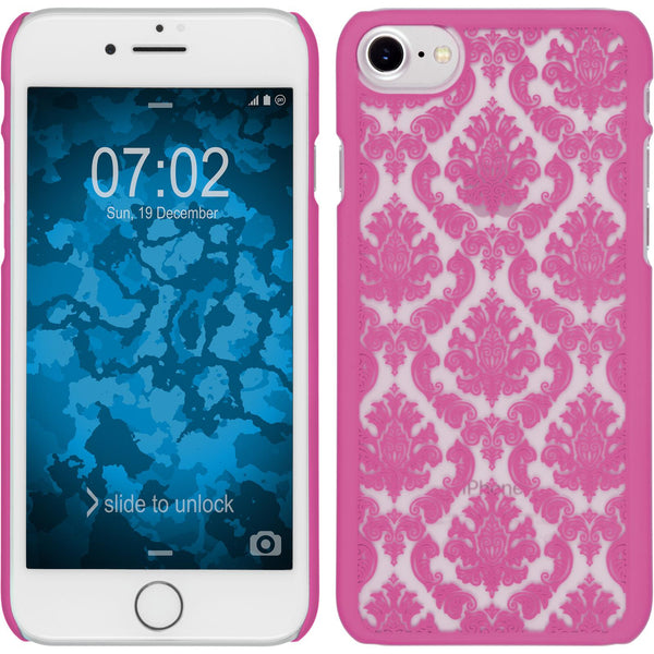 Hardcase für Apple iPhone 7 / 8 / SE 2020 Damask pink