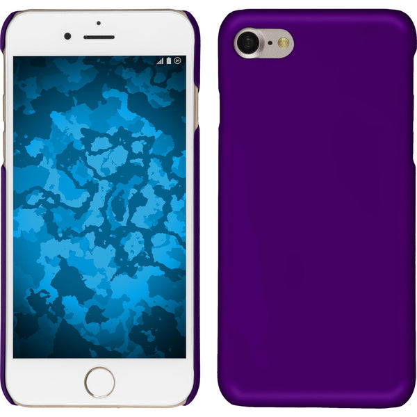 Hardcase für Apple iPhone 7 / 8 / SE 2020 gummiert lila