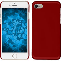 Hardcase für Apple iPhone 8 gummiert rot