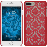 Hardcase für Apple iPhone 7 Plus / 8 Plus Damask rot