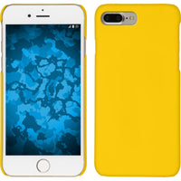 Hardcase für Apple iPhone 7 Plus / 8 Plus gummiert gelb