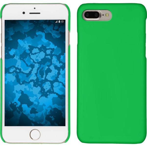 Hardcase für Apple iPhone 8 Plus gummiert grün