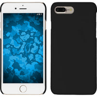 Hardcase für Apple iPhone 7 Plus / 8 Plus gummiert schwarz