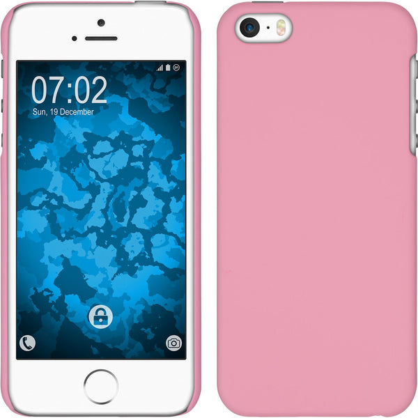 Hardcase für Apple iPhone SE 2016 (1.Gen) gummiert rosa