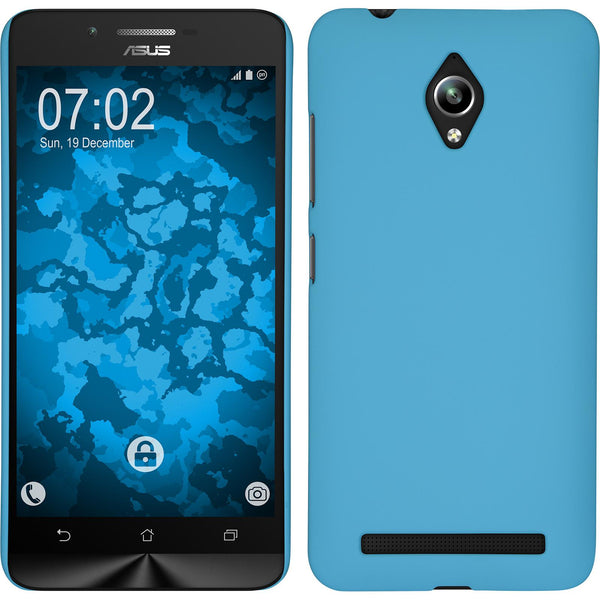 Hardcase für Asus Zenfone Go (ZC500TG) gummiert hellblau