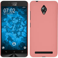 Hardcase für Asus Zenfone Go (ZC500TG) gummiert rosa