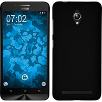 Hardcase für Asus Zenfone Go (ZC500TG) gummiert schwarz