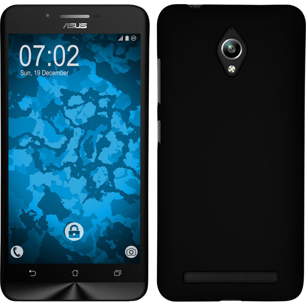 Hardcase für Asus Zenfone Go (ZC500TG) gummiert schwarz