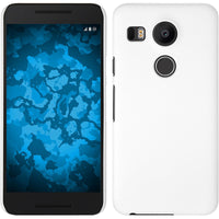 Hardcase für Google Nexus 5X gummiert weiß