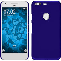Hardcase für Google Pixel gummiert blau