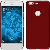 Hardcase für Google Pixel gummiert rot