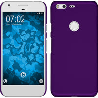 Hardcase für Google Pixel XL gummiert lila