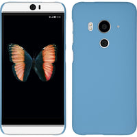 Hardcase für HTC Butterfly 3 gummiert hellblau