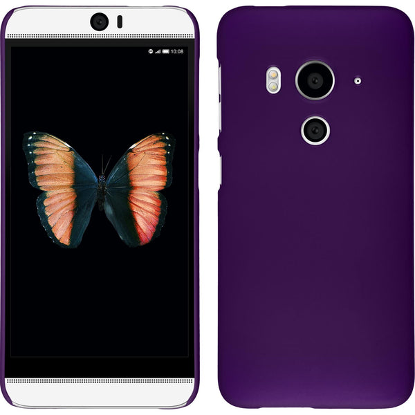 Hardcase für HTC Butterfly 3 gummiert lila