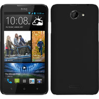 Hardcase für HTC Desire 516 gummiert schwarz