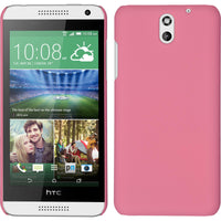 Hardcase für HTC Desire 610 gummiert rosa