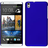 Hardcase für HTC Desire 816 gummiert blau