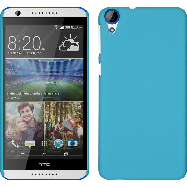 Hardcase für HTC Desire 820 gummiert hellblau