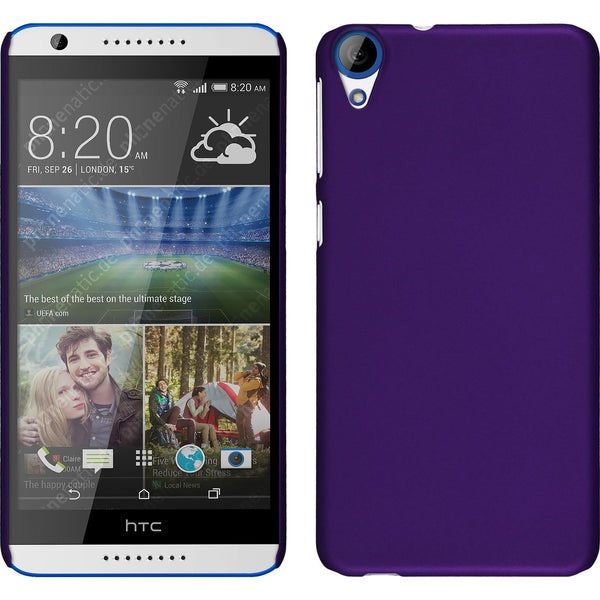 Hardcase für HTC Desire 820 gummiert lila