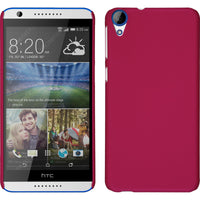 Hardcase für HTC Desire 820 gummiert pink