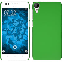 Hardcase für HTC Desire 825 gummiert grün