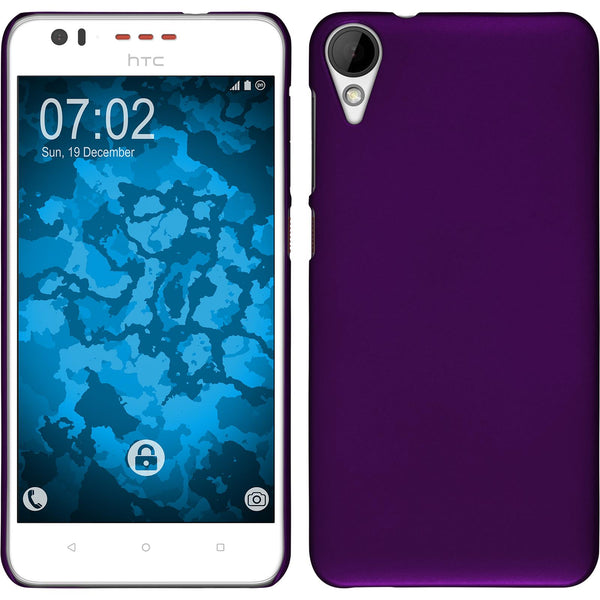 Hardcase für HTC Desire 825 gummiert lila