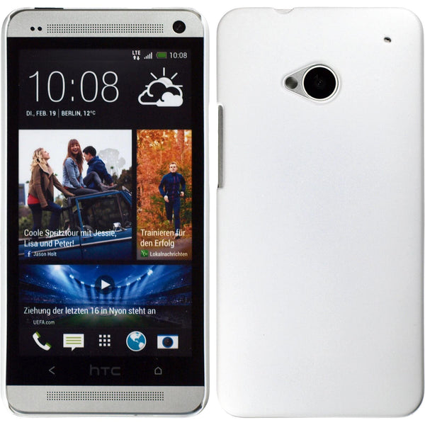Hardcase für HTC One  weiß