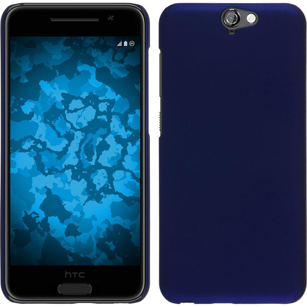 Hardcase für HTC One A9 gummiert blau