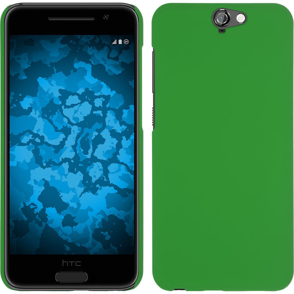 Hardcase für HTC One A9 gummiert grün
