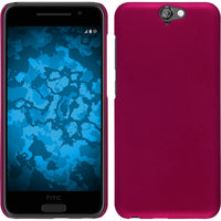 Hardcase für HTC One A9 gummiert pink