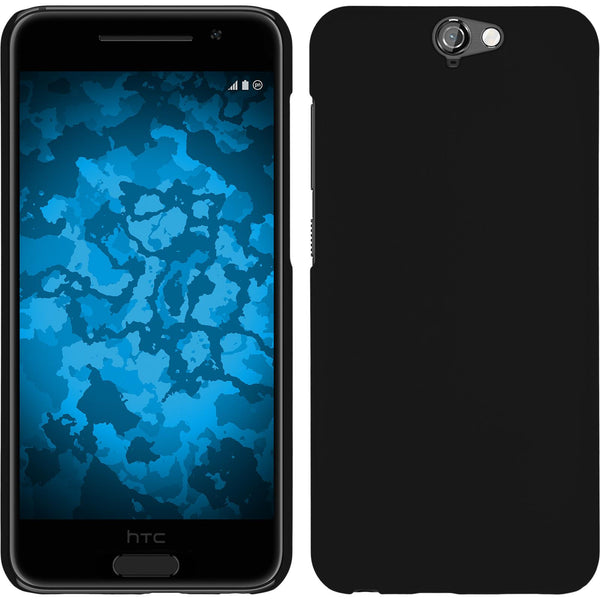 Hardcase für HTC One A9 gummiert schwarz