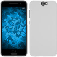 Hardcase für HTC One A9 gummiert weiﬂ