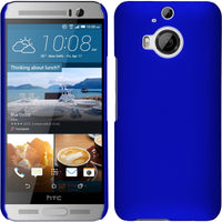 Hardcase für HTC One M9 Plus gummiert blau