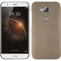 Hardcase für Huawei G8 gummiert gold