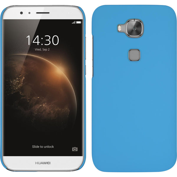 Hardcase für Huawei G8 gummiert hellblau