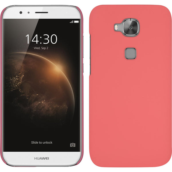 Hardcase für Huawei G8 gummiert rosa