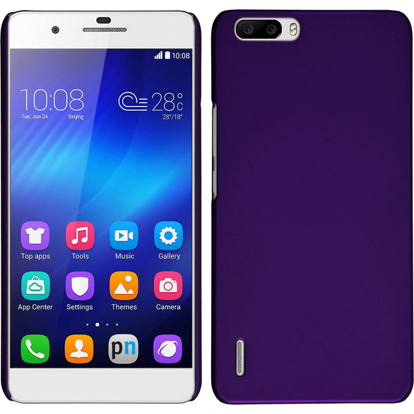 Hardcase für Huawei Honor 6 Plus gummiert lila