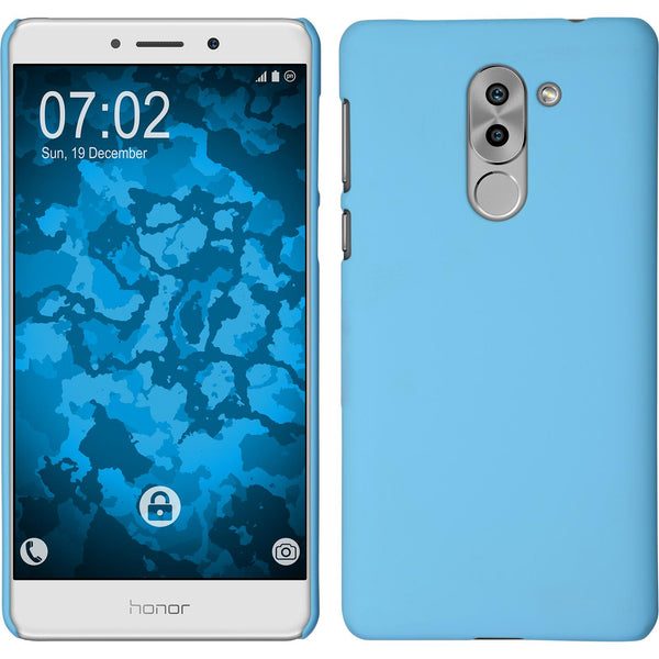 Hardcase für Huawei Honor 6x gummiert hellblau