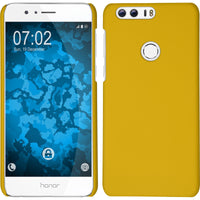 Hardcase für Huawei Honor 8 gummiert gelb