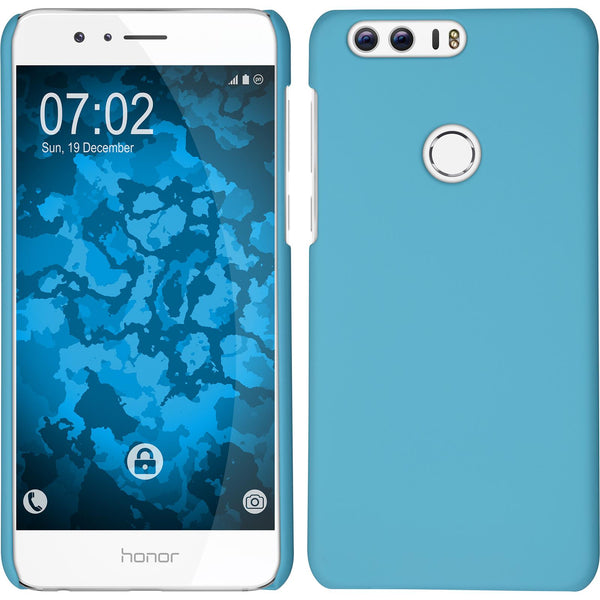 Hardcase für Huawei Honor 8 gummiert hellblau