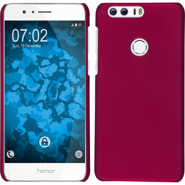 Hardcase für Huawei Honor 8 gummiert pink