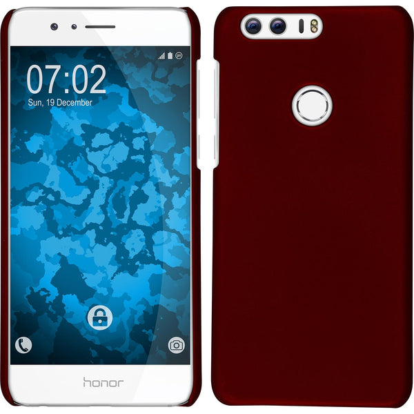 Hardcase für Huawei Honor 8 gummiert rot
