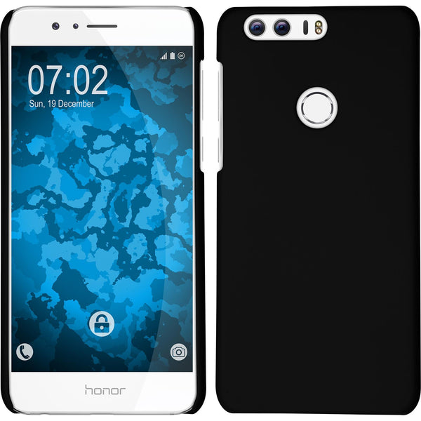 Hardcase für Huawei Honor 8 gummiert schwarz