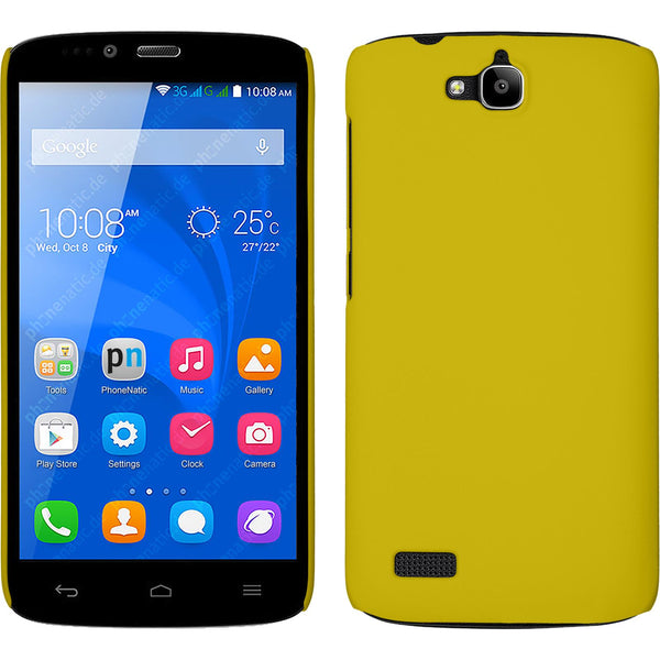 Hardcase für Huawei Honor Holly gummiert gelb