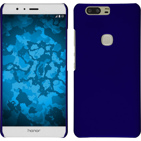 Hardcase für Huawei Honor V8 gummiert blau